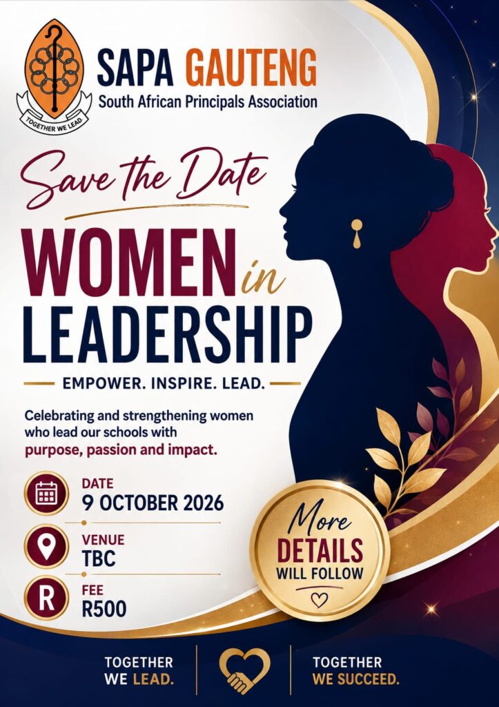 SAPA Gauteng Women in Leadership 2026 - Save the Date